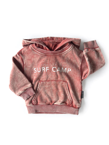 SURF CAMP HOODIE - RED WASH Little Bipsy