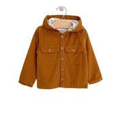 Hooded Cord Jacket - Amber