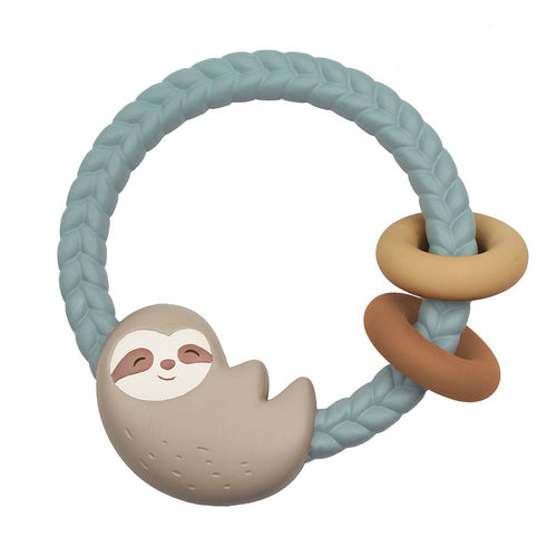 NEW Sloth Ritzy Rattle™ Silicone Teether