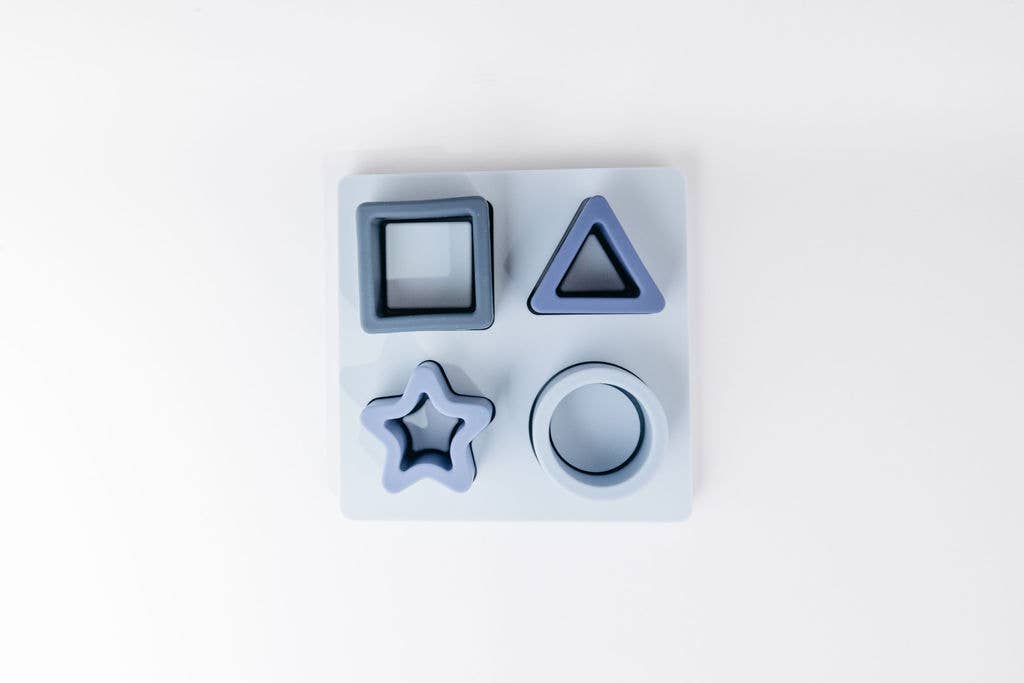 Silicone Shape Puzzle-Navy