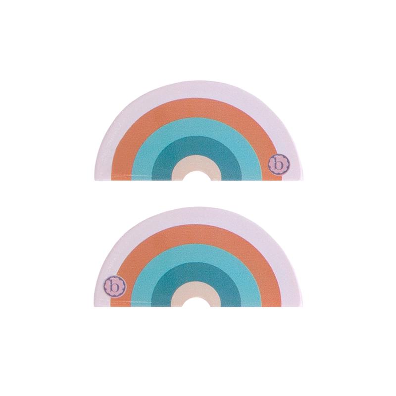 2PK RAINBOW CLIPS: sunrise