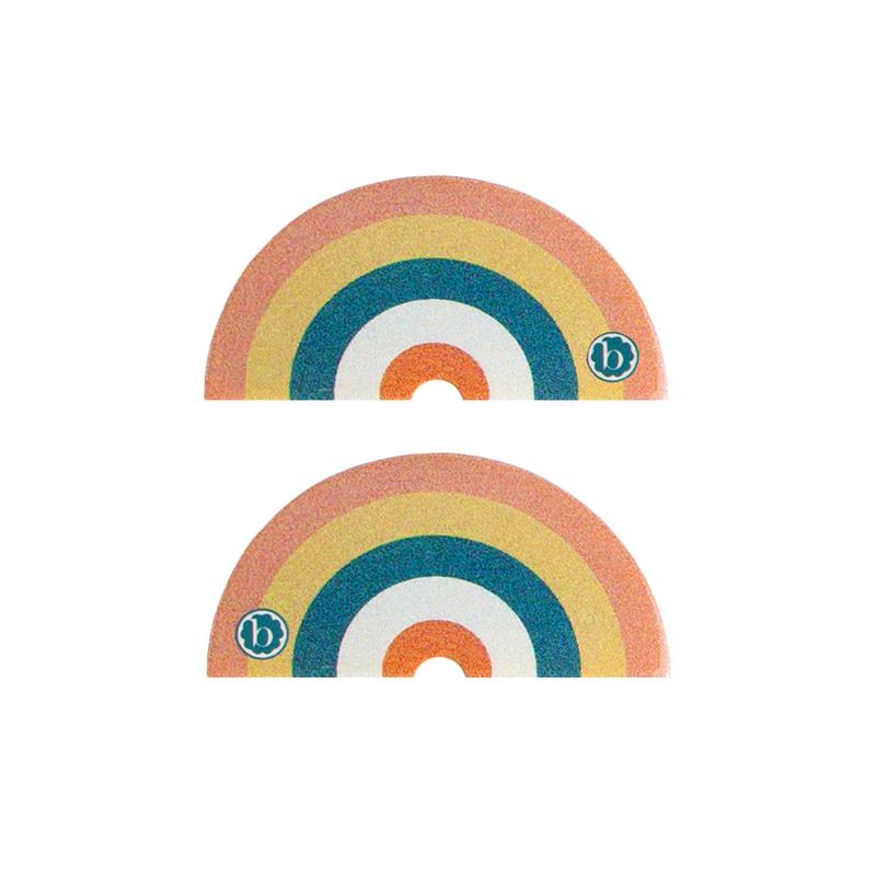 2PK RAINBOW CLIPS: sunset