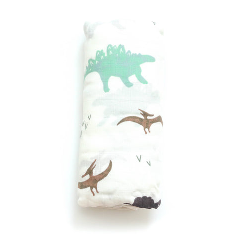 Muslin Swaddle : Dinos