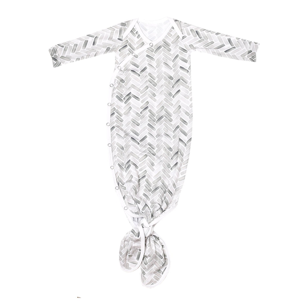 Copper Pearl Alta Newborn Knotted Gown