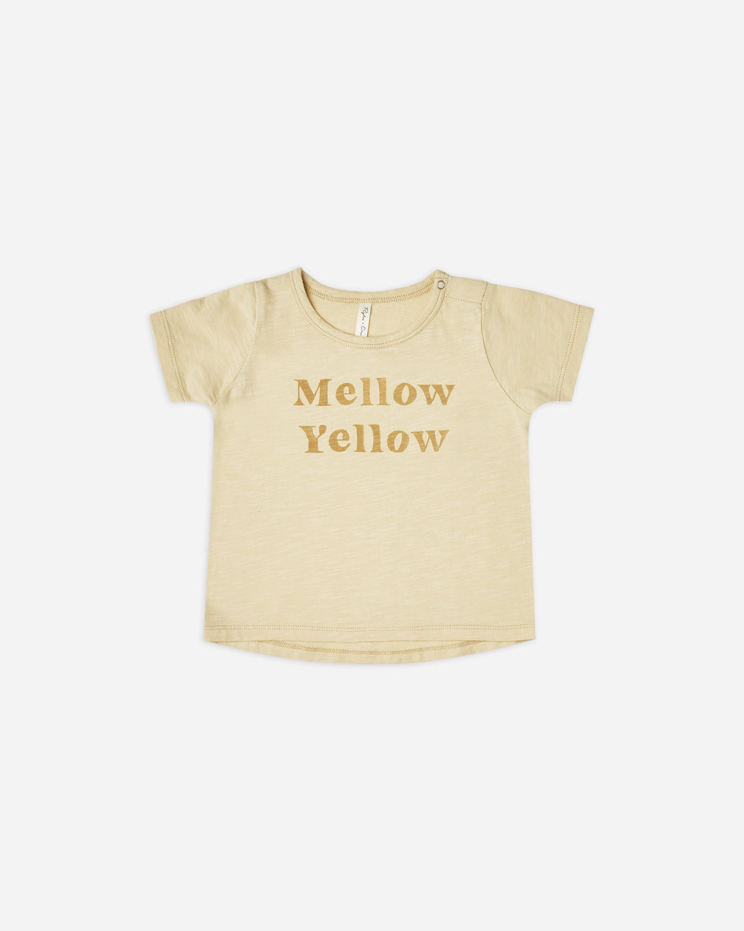 Rylee + Cru basic tee || mellow yellow