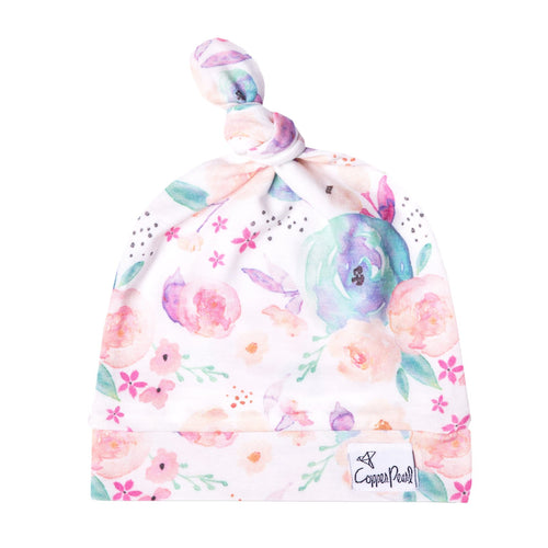 Bloom Top Knot Hat -Copper Pearl