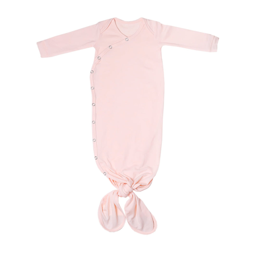 Copper Pearl Blush Newborn Knotted Gown