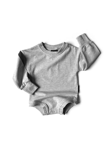 CREWNECK ONEPIECE - GREY