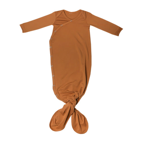 Copper Pearl Camel Newborn Knotted Gown