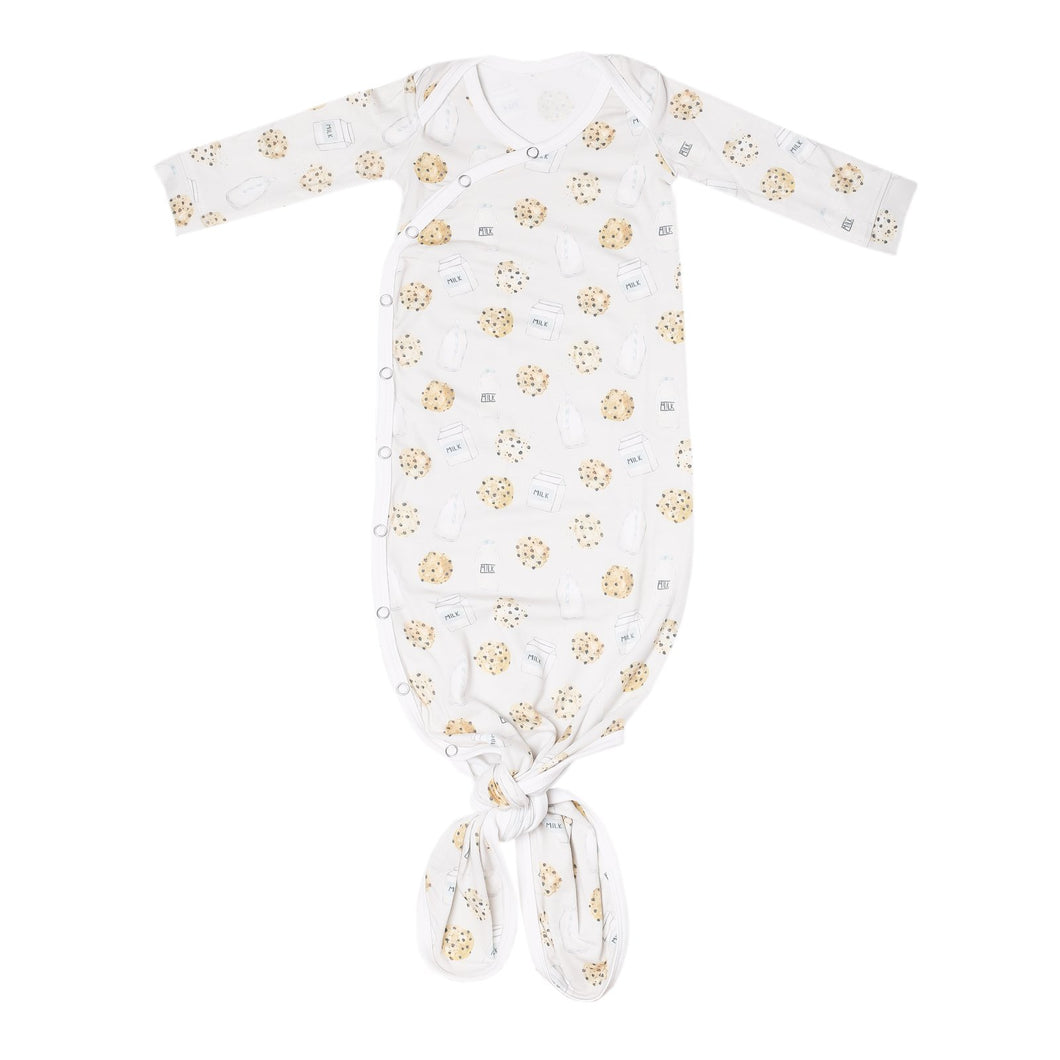 Copper Pearl Chip Newborn Knotted Gown