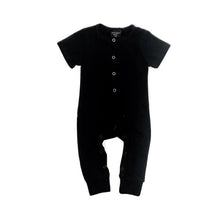 Classic Snap Romper - Black