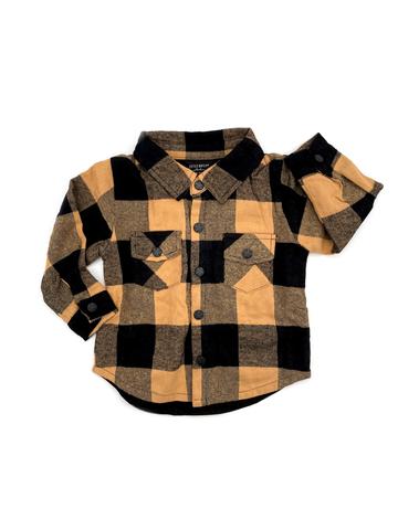 Flannel - Mustard + Black