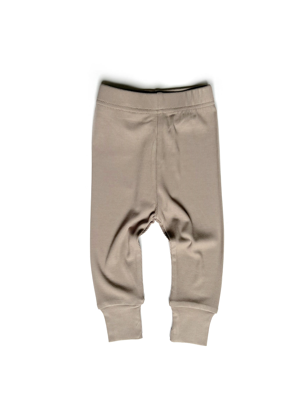 Ribbed Leggings - Sand Little Bipsy