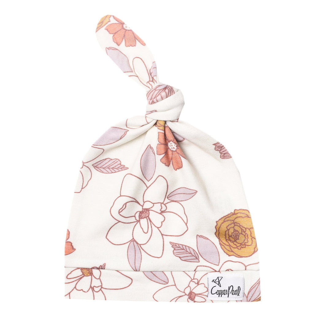 Ferra Top Knot Hat -Copper Pearl