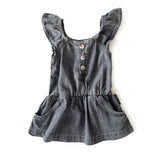 Flutter Dress - Grey Wash