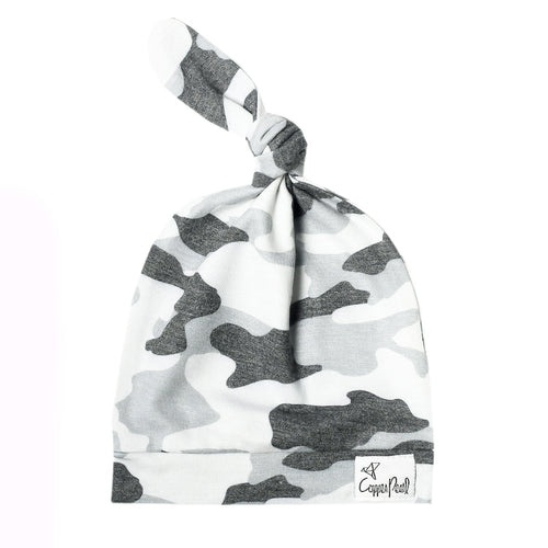 Gunnar Top Knot Hat -Copper Pearl