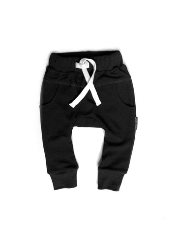 WAFFLE JOGGER - BLACK
