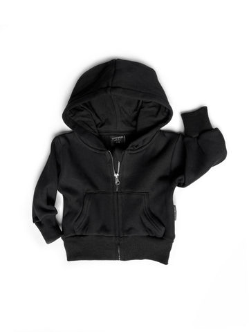 CLASSIC ZIP HOODIE - BLACK