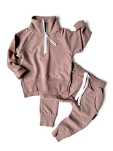 Little Bipsy ZIP PULLOVER - DUSTY PLUM