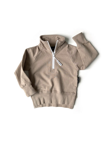 Little Bipsy ZIP PULLOVER - SAND