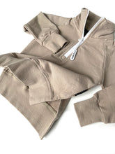 Little Bipsy ZIP PULLOVER - SAND