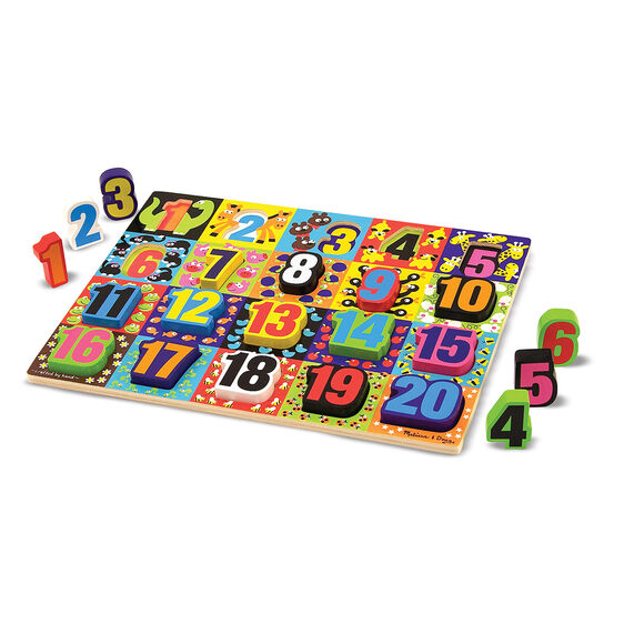 Jumbo Numbers Chunky Puzzle