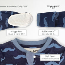 Zippy Jamz Mr Moustache - Babysuit