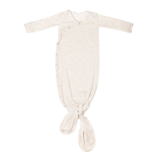 Copper Pearl Oat Newborn Knotted Gown