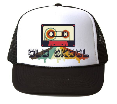 Old Skool Cassette Trucker Hat