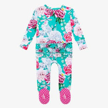 Eloise Footie Ruffled Zippered One Piece