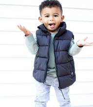 PUFFER VEST - BLACK