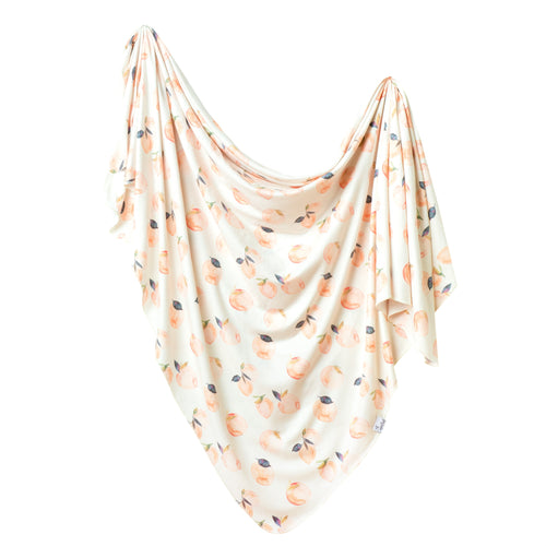 Caroline Knit Swaddle Blanket-Copper Pearl