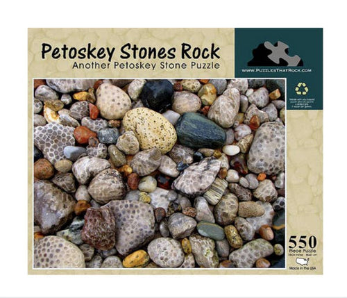 Petoskey Stones Rock Jigsaw Puzzle 550 Piece