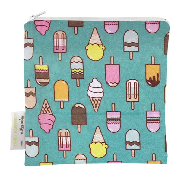Reusable Snack & Everything Bag-Ice Cream Social
