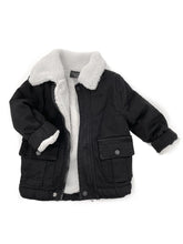 Sherpa Lined Jacket - Black