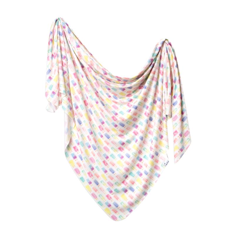 Summer Knit Swaddle Blanket-Copper Pearl