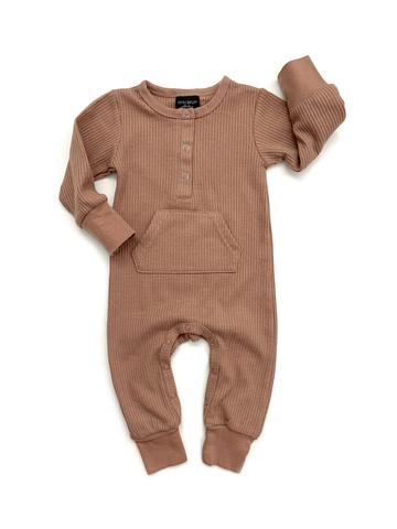 THERMAL ROMPER CINNAMON