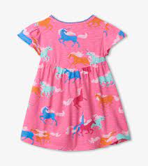 Unicorns & Rainbows Baby Puff Dress