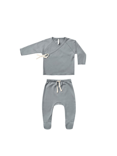 WRAP TOP + PANT SET OCEAN