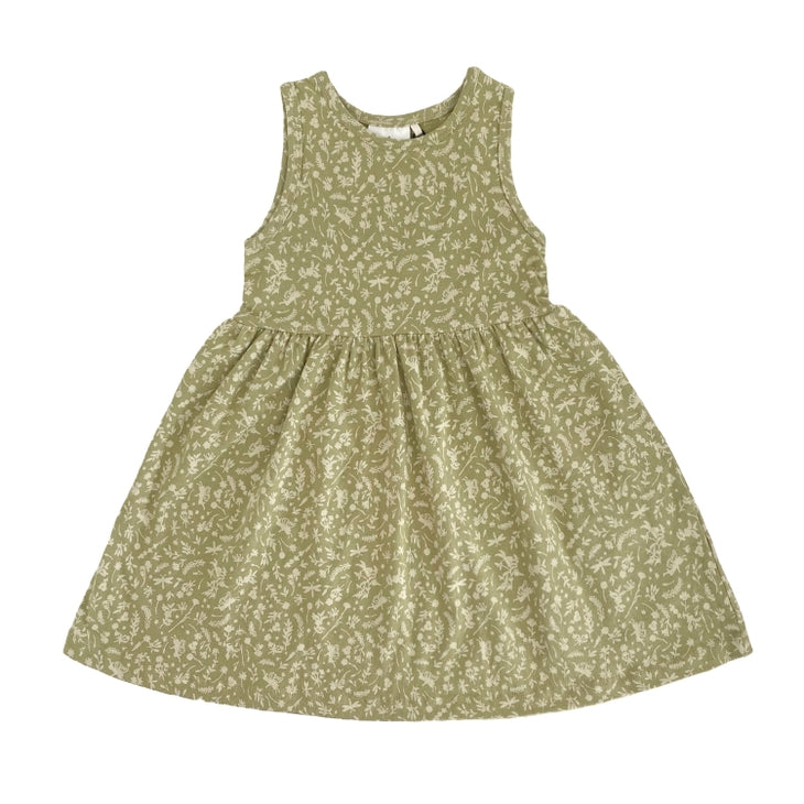 Tank Twirl Dress-Fern