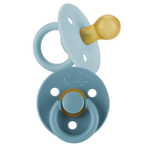 Itzy Soother™ Blue Natural Rubber Pacifier Sets