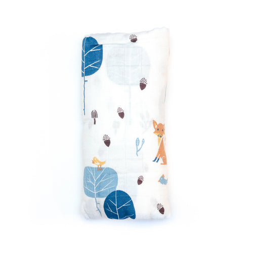 Muslin Swaddle : Forest Friends