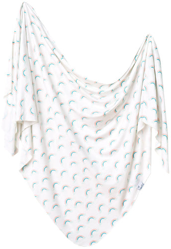 Daydream Knit Swaddle Blanket-Copper Pearl