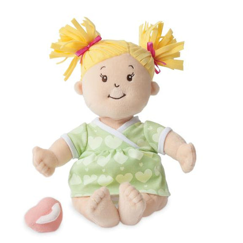 Baby Stella Peach Doll with Yellow Pigtails