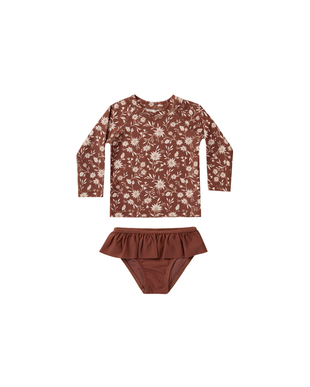 rashguard girls set | wild floral