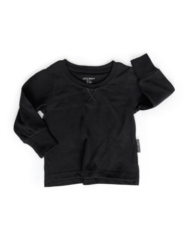 LONG SLEEVE TEE - BLACK