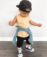 STRIPE POCKET TANK - SUNNY DAY Little Bipsy