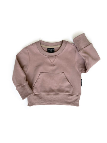 POCKET PULLOVER - MAUVE