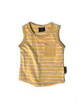 STRIPE POCKET TANK - SUNNY DAY Little Bipsy