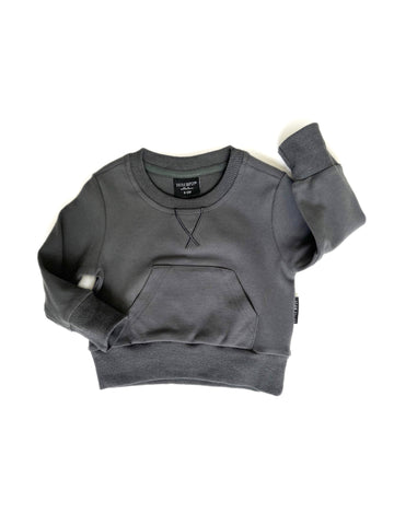 Pocket Pullover- Pewter